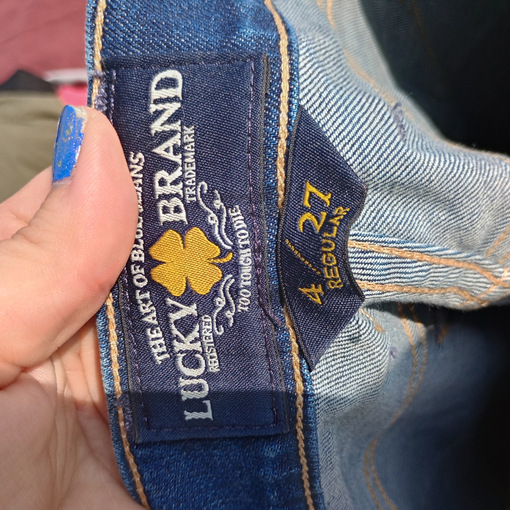 Lucky Brand Straight Leg Jeans in Classic Blue - Picture 2 of 10
